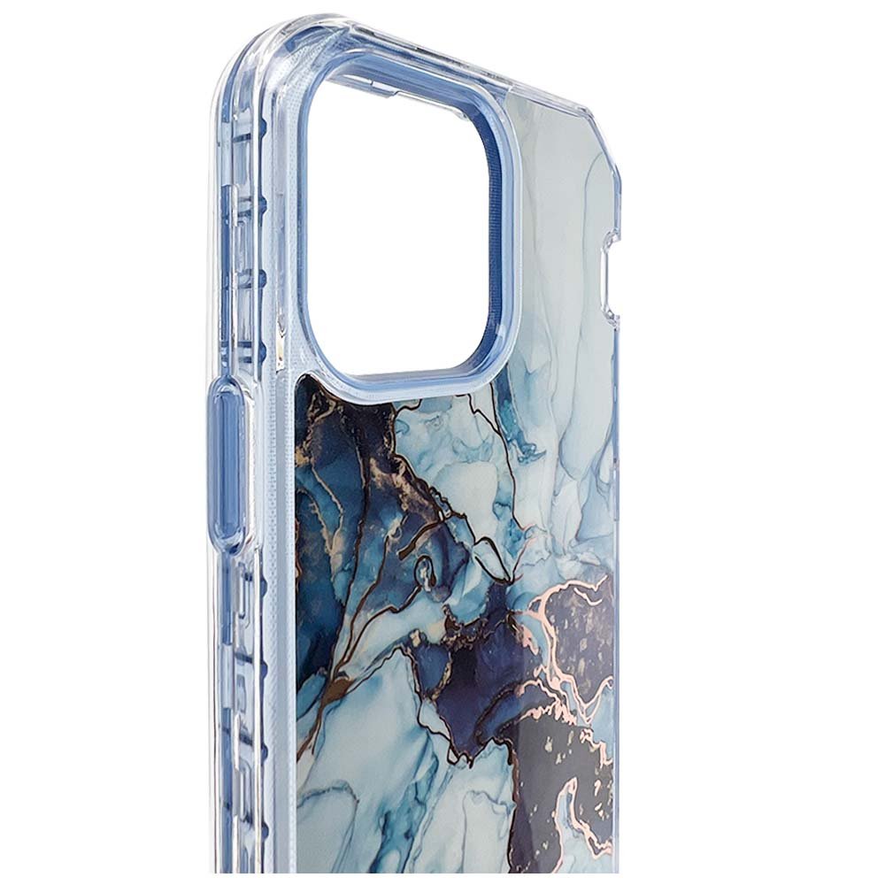 Case el Rey Marble Defender | iPhone 13 Pro Max | Azul — foto 2