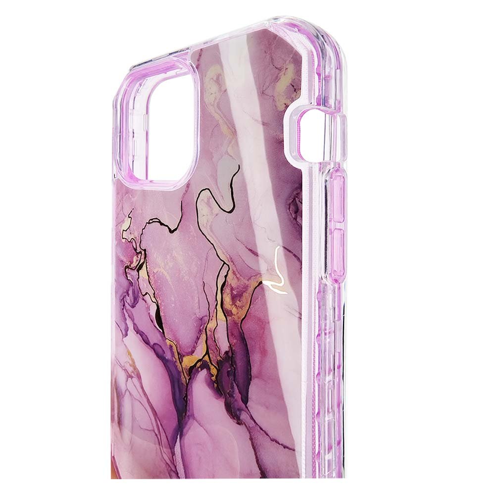 Case el Rey Marble Defender - iPhone 13 Pro Max - Morado — foto 3