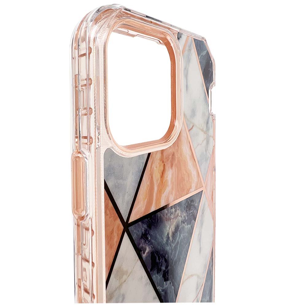 Case el Rey Marble Defender - iPhone 13 Pro Max - Naranja — foto 2