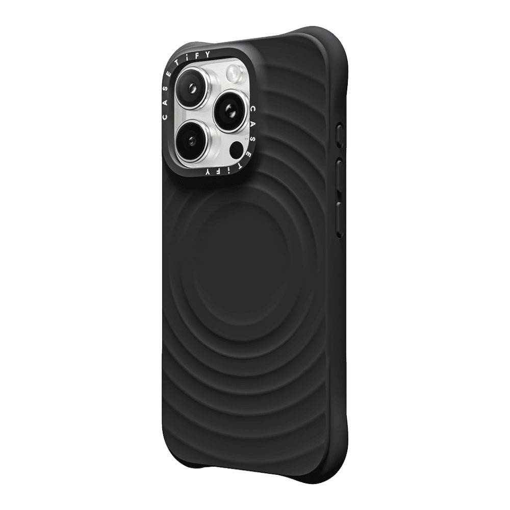 Estuche CASETiFY Ripple para iPhone 15 Pro - Negro — foto 2