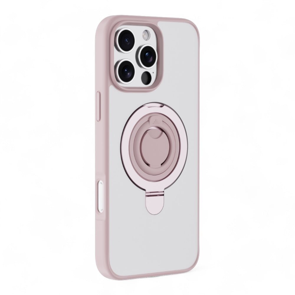 Estuche Devia MagSafe iPhone 16 Plus Delight Series Magnetic Case With Bracket Color Fucsia — foto 5