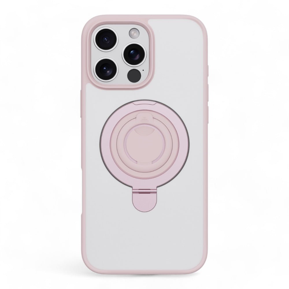 Estuche Devia MagSafe iPhone 16 Plus Delight Series Magnetic Case With Bracket Color Fucsia