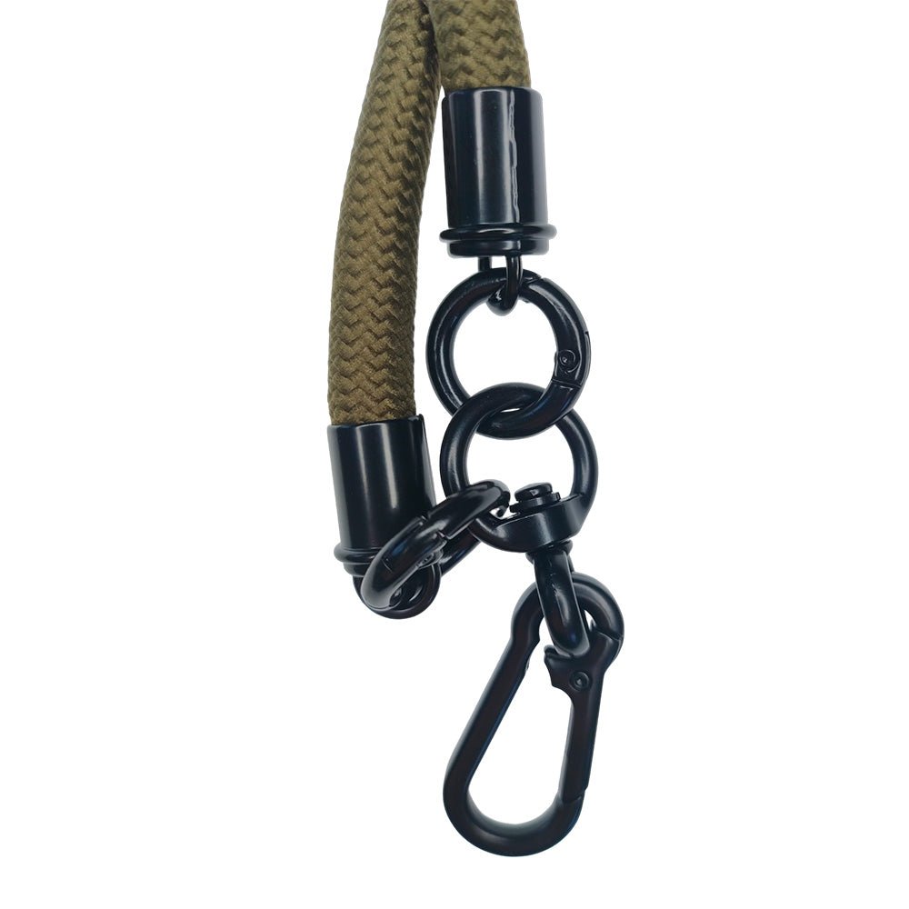 Accesorio el Rey Strap 8mm 1.2 M Largo con Sujetadora New con Colgador de Llaves y Audífonos Color Verde Musgo — foto 2