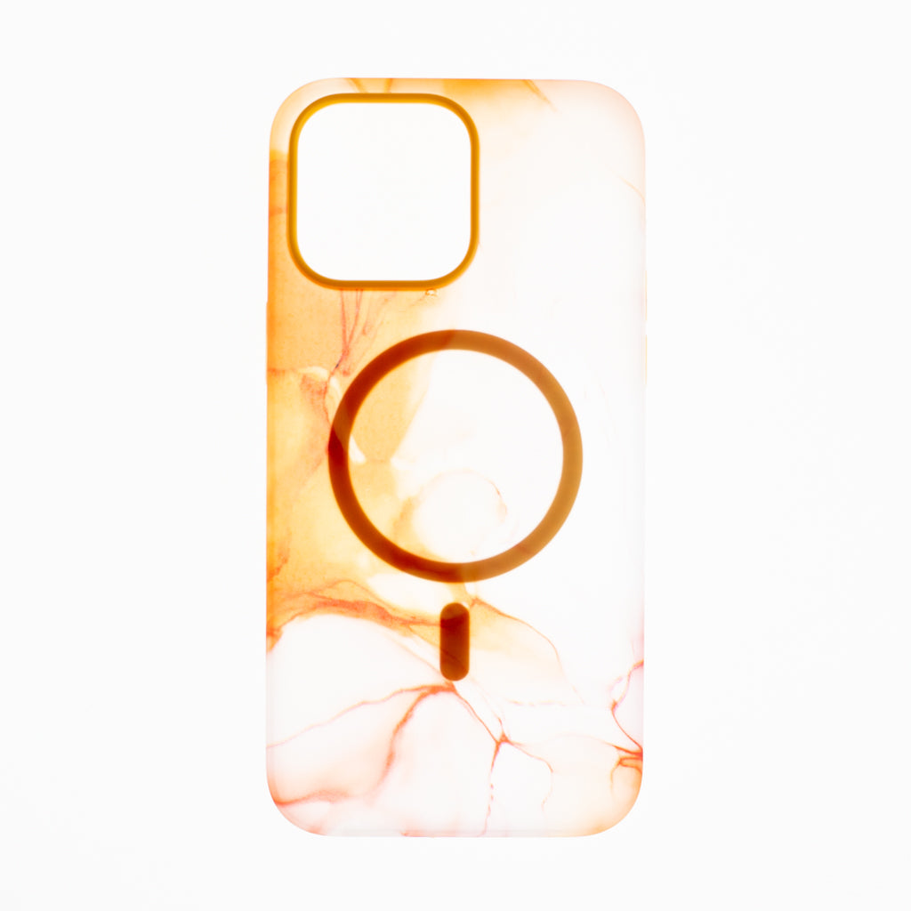 Estuche Clásico El Rey Figura Apple iPhone 14 Color Naranja