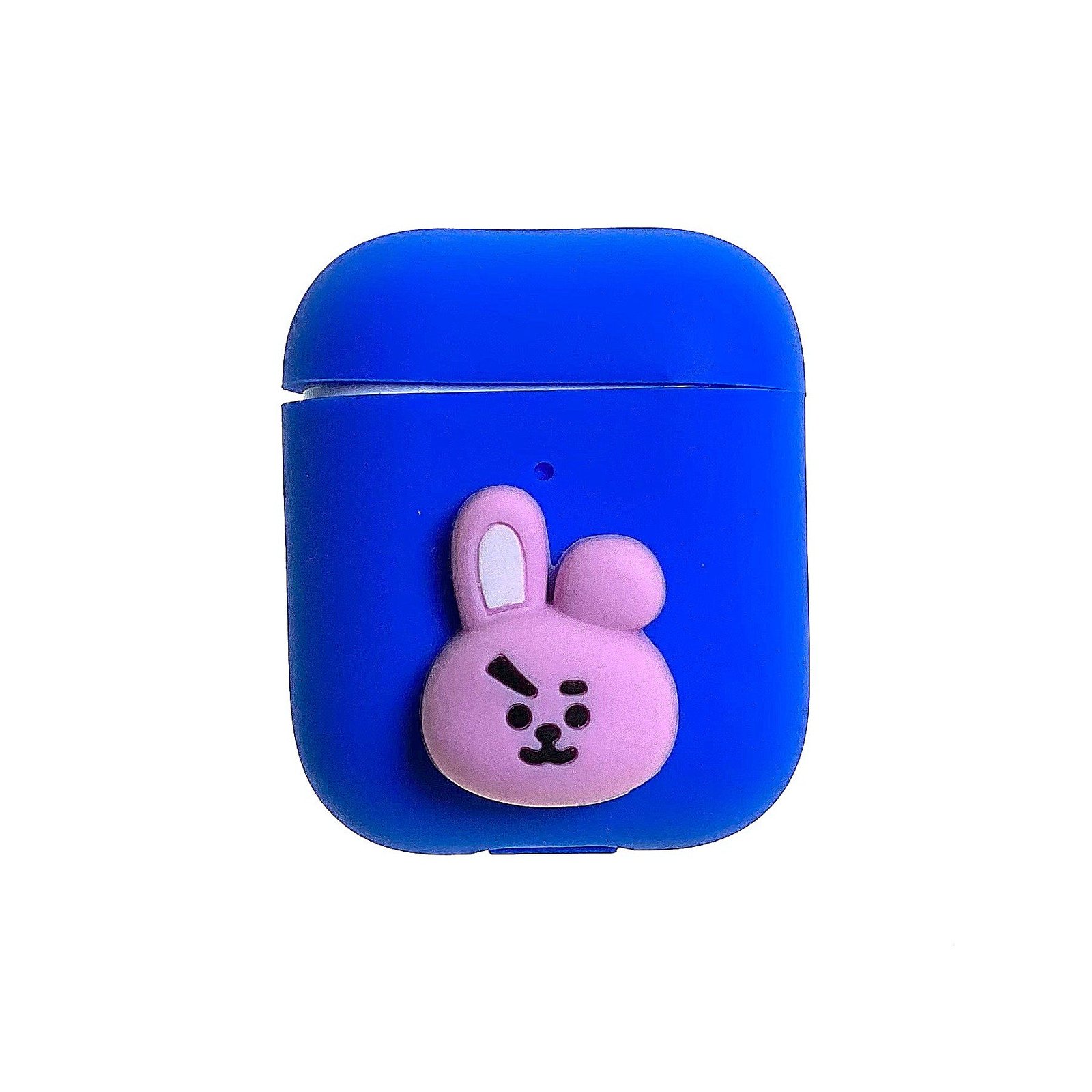 Estuche Audifonos Generico Case AirPods 1 / 2 Conejo Apple Gen 1 , Gen 2 Color Azul — foto 2