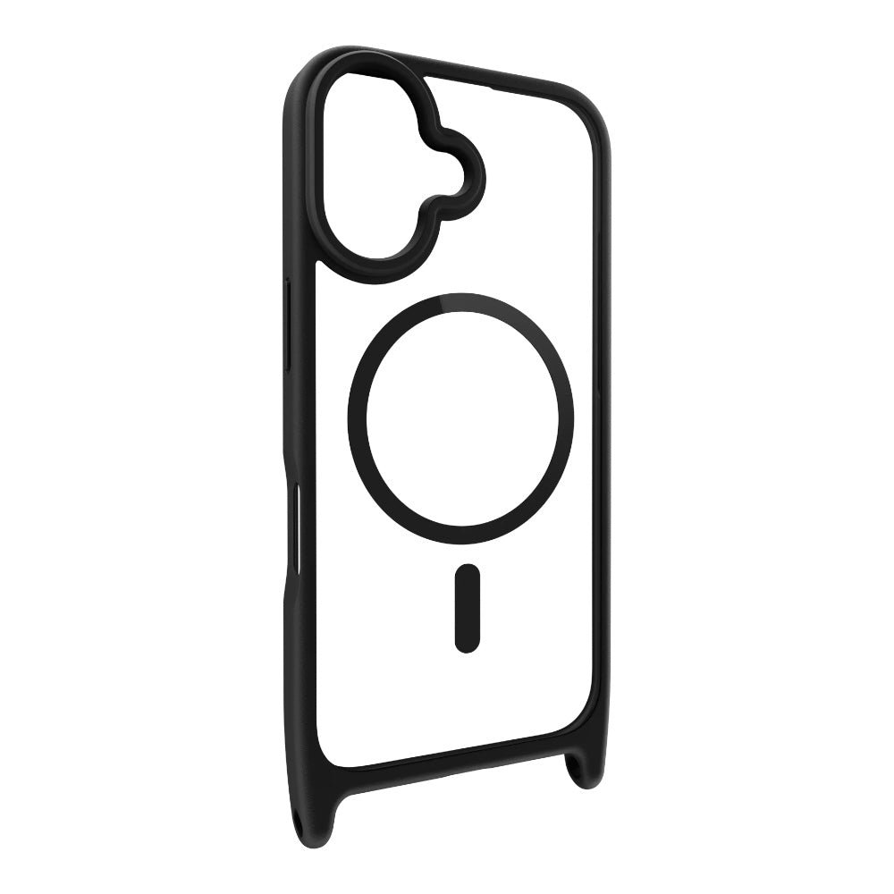 Estuche MagEasy Skin iPhone 16 Roam M Shockproof Protective Case With Lanyard For 2024 iPhone 16 Color Negro — foto 3