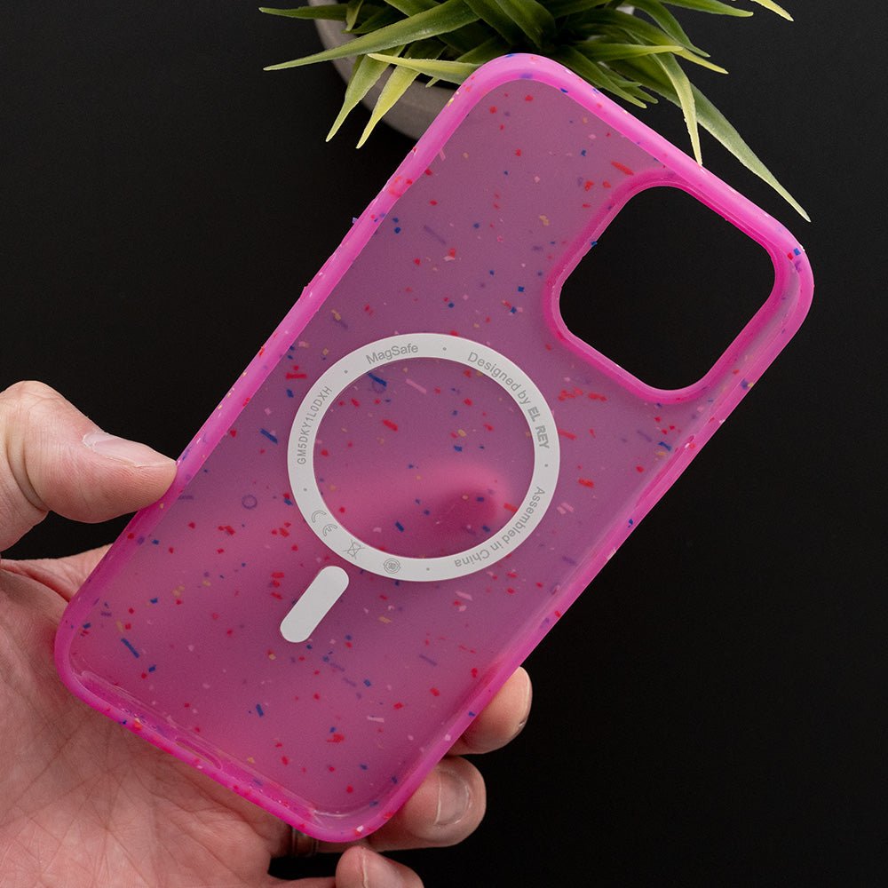 Estuche MagSafe El Rey MagSafe Core Mata Apple iPhone 12 Color Rosado — foto 4