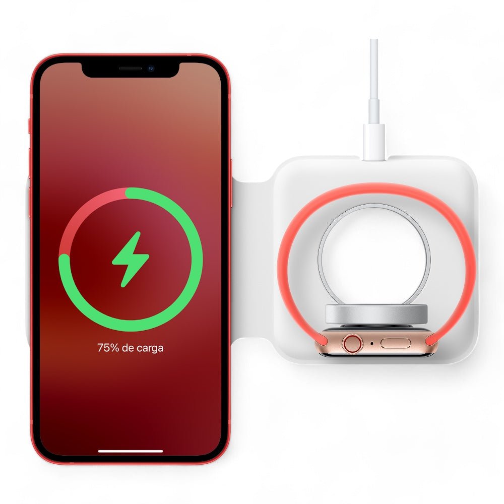 Cargador Apple MagSafe Duo Color Blanco — foto 2