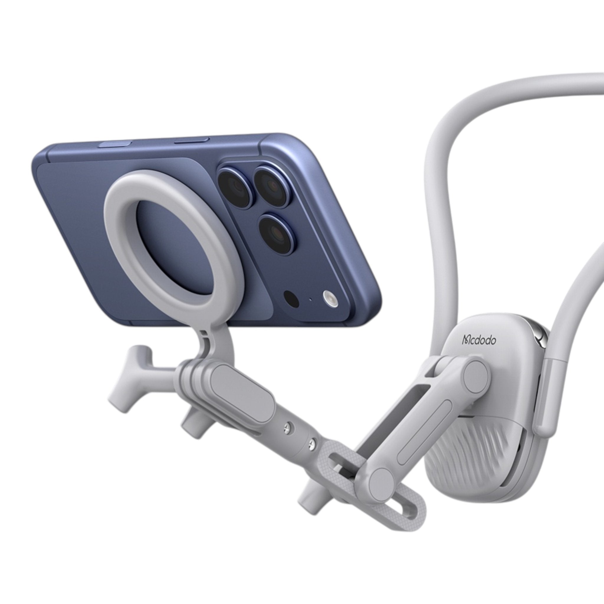 Accesorio McDodo Ss-3550 Soporte Magnético para Celular de Cuello Serie Nexlink Gris