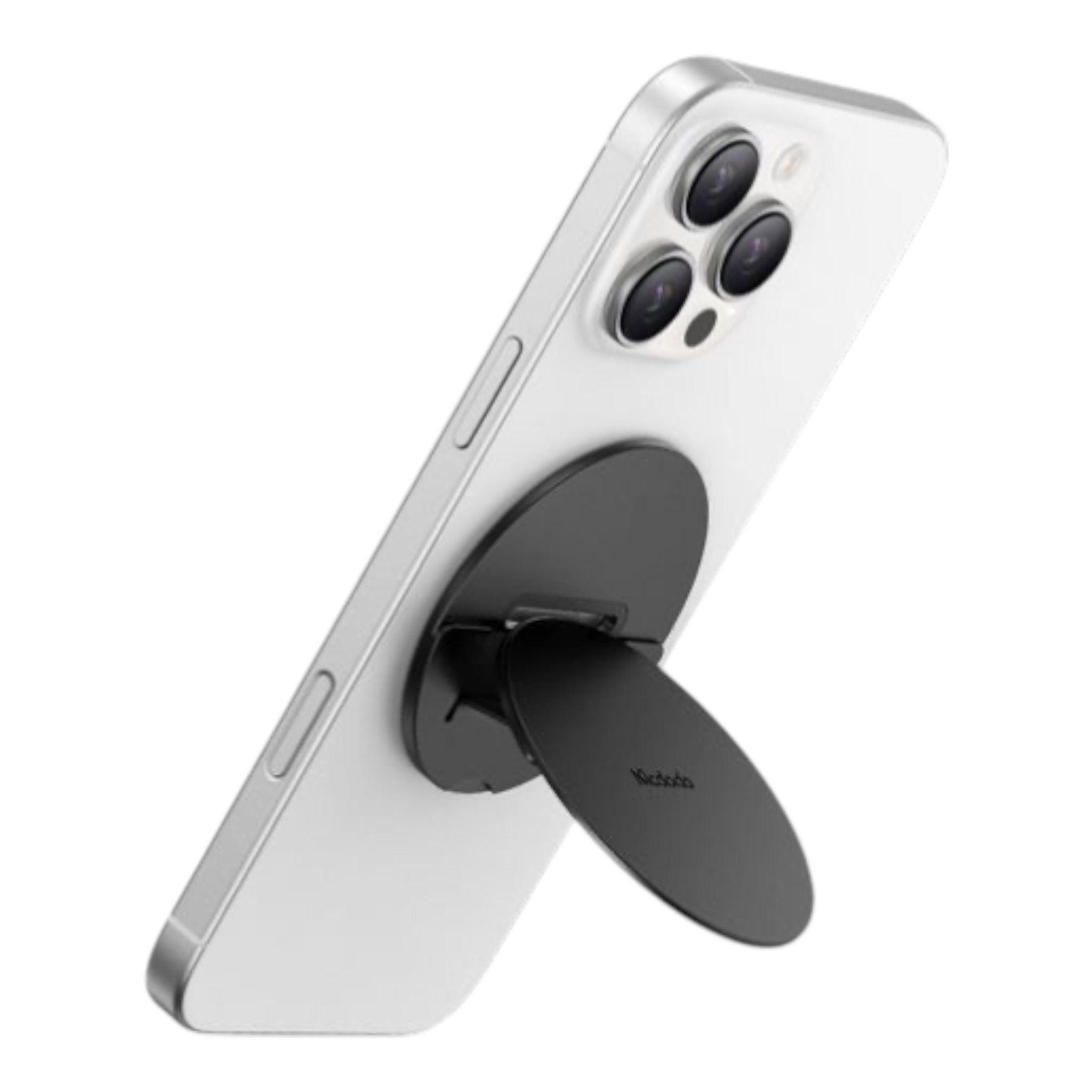 Accesorio McDodo Mr-7910 Soporte Circular Magnético para Celular Serie Napa Negro