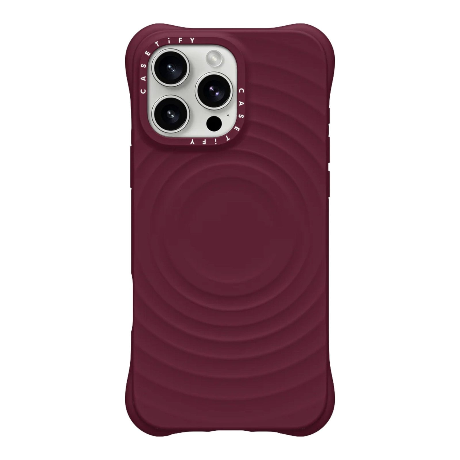 Estuche CASETiFY MagSafe Ripple para iPhone 15 Pro Max - purple