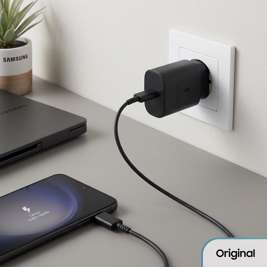 Cargador Samsung Cargador de Pared 25w Negro (ep-ts2519) con Empaque Retail — foto 3