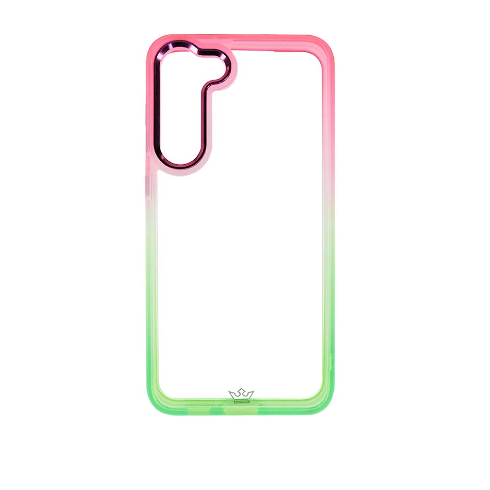 Estuche Clásico El Rey Degrade Samsung S23 - Rosado/Verde