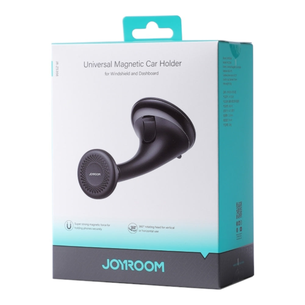 Accesorio joyroom holder jr-zs356 magnetic car phone mount (windshield) color negro  Shop name