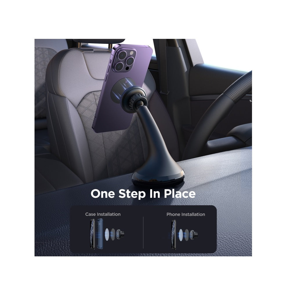 Accesorio joyroom holder jr-zs356 magnetic car phone mount (windshield) color negro  Shop name