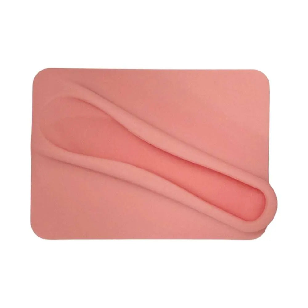 Accesorio holder para labial color peach, diseño elegante y funcional.