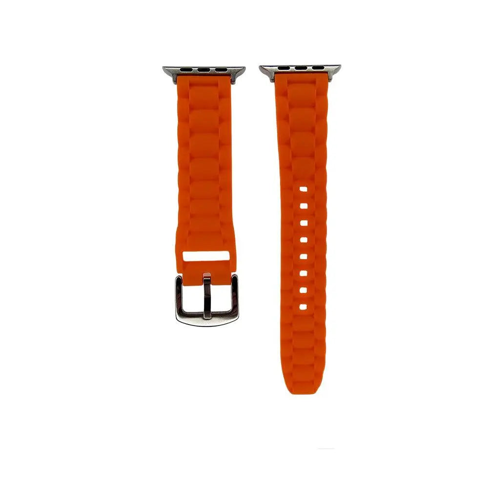 Accesorio Spigen pulsera naranja para Apple Watch 49mm, compatible con 42/44/45mm.