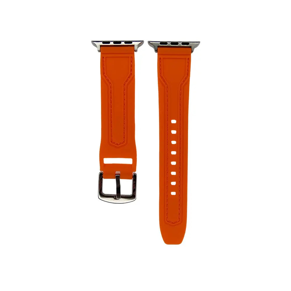 Pulsera de silicona Spigen para Apple Watch 49mm, naranja, compatible 42/44/45mm.