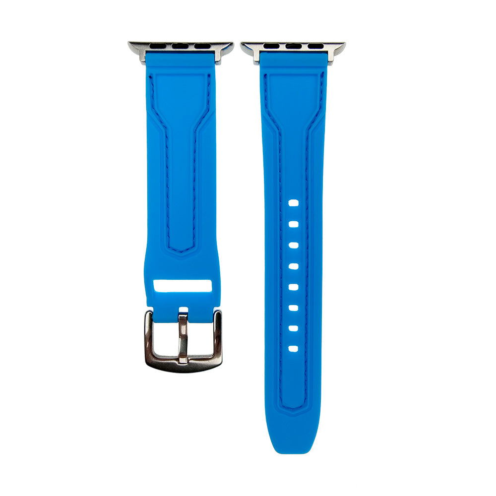 Accesorio spigen pulsera apple watch 49mm silicon compatible con 42/44/45 mm color azul