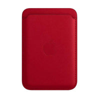 Accesorio apple wallet con magesafe color red