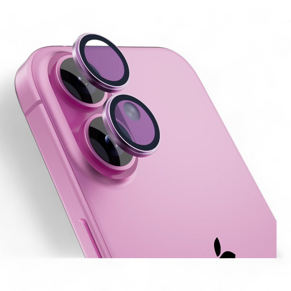 Accesorio switcheasy vidrio templado camara iphone 16 lenz sapphire lens protector 2 lenses / 2 lenses large orchid color multicolor