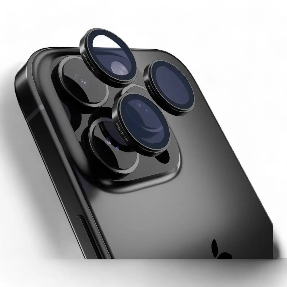 Accesorio switcheasy vidrio templado camara iphone 16 pro max lenz sapphire protector 3 lenses / 3 lenses large titanium black color negro  Shop name