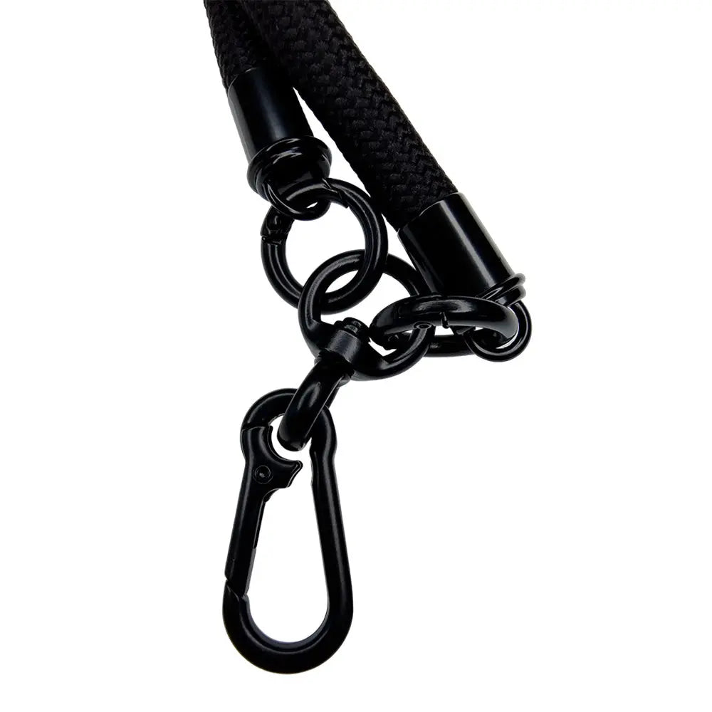 Accesorio el rey strap 8mm 1.2 m largo con sujetadora new con colgador de llaves y audifonos color negro  Shop name