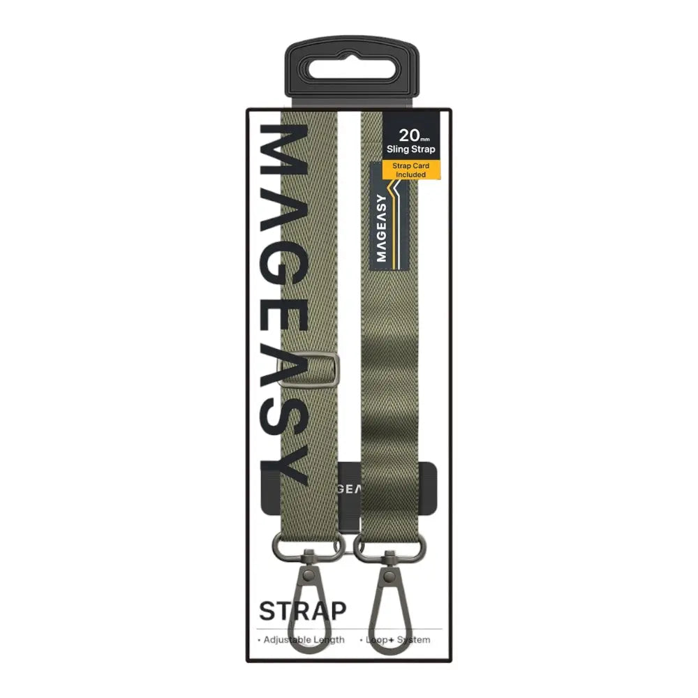 Accesorio switcheasy strap 20 mm para cualquier celular color verde militar  Shop name