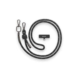 Correa Switcheasy 8.3 mm para celulares en negro reflectante.