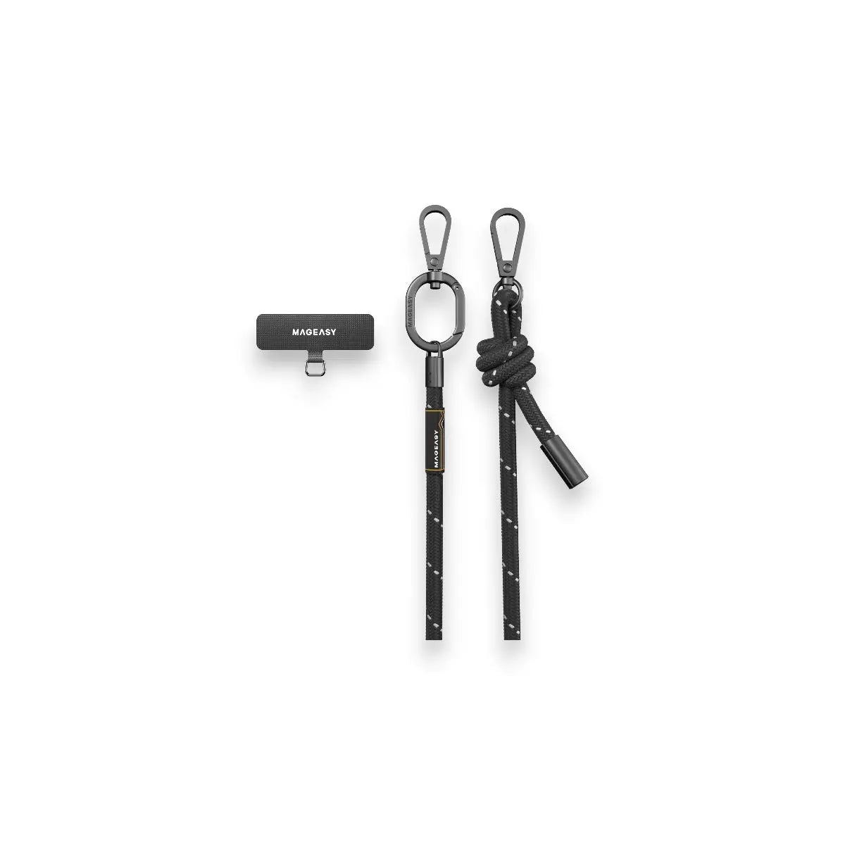 Accesorio switcheasy strap 8.3 mm para cualquier celular ( reflective black ) color negro  Shop name