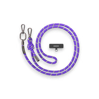 Accesorio switcheasy strap 8.3 mm para cualquier celular ( purple/green ) color morado - MUNDO ACCESORIOS (B2C)