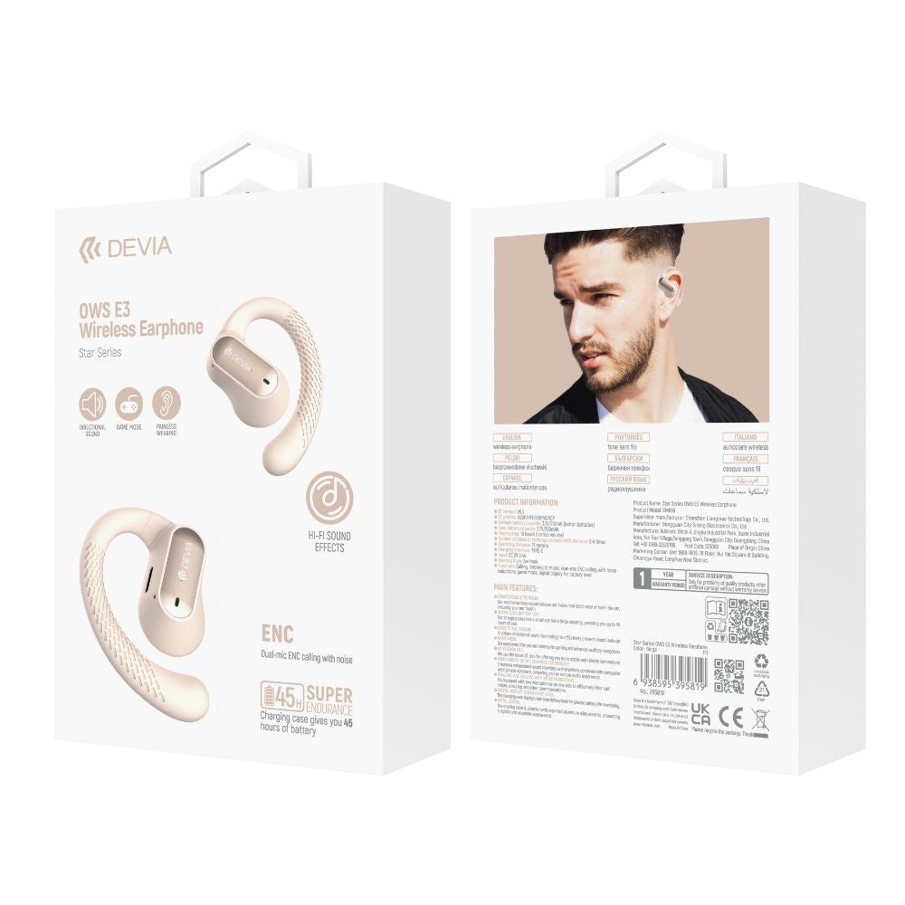 Devia Wireless Headphones Star Series Ows E3 (Em055) Color Beige