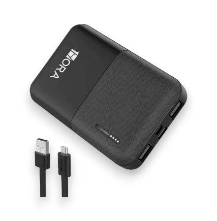 Bateria 1hora carga rapida portatil 5000mah 10.5w max color negro - MUNDO ACCESORIOS (B2C)