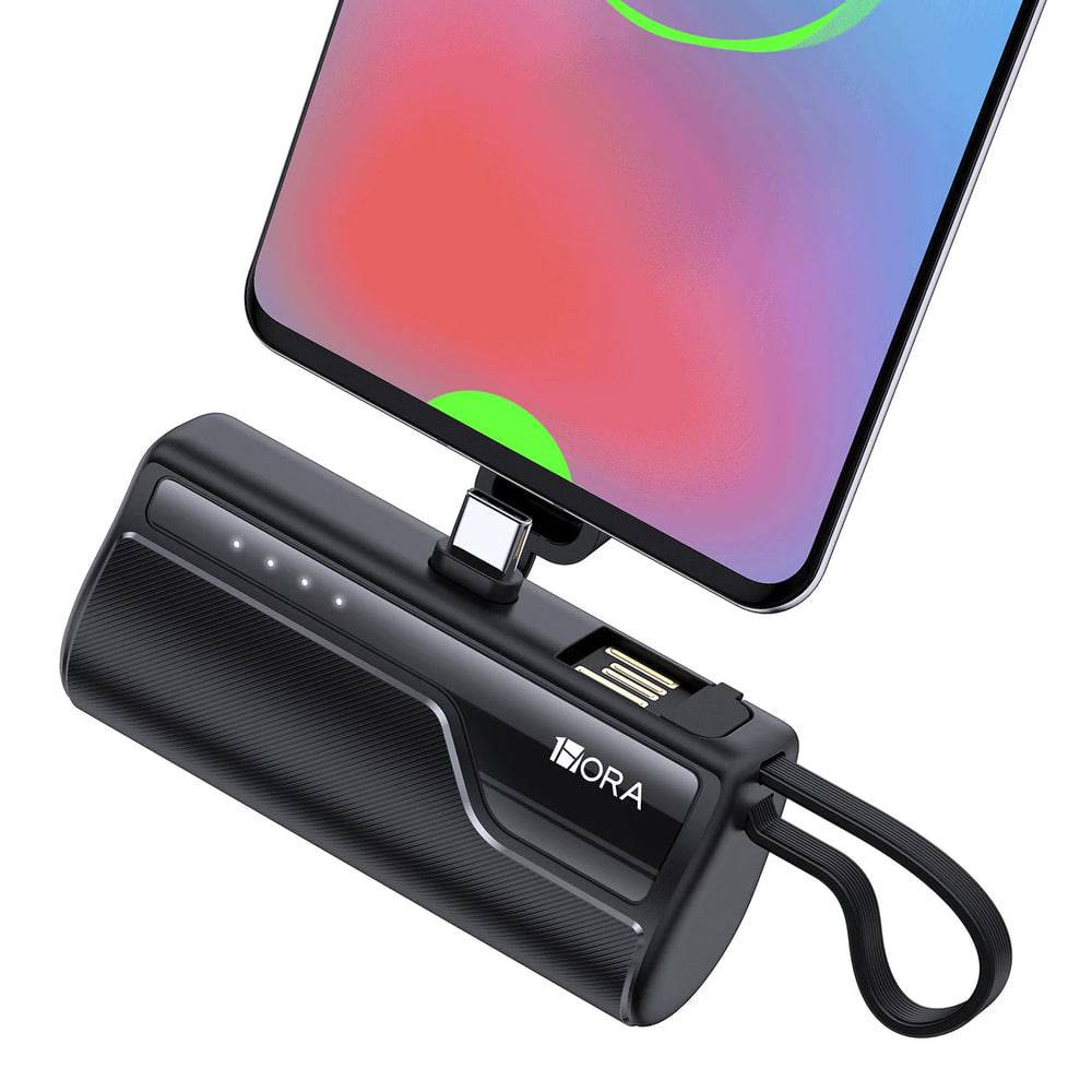 Bateria 1hora power bank 4500mah gar262 salida tip c color negro - MUNDO ACCESORIOS (B2C)