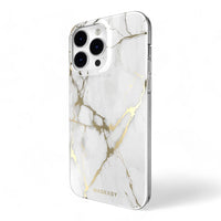 Thumbnail for Estuche switcheasy marble iphone 14 pro max champagne white color blanco