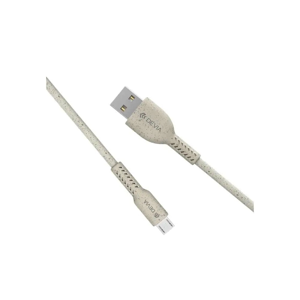 Cable Devia Micro Usb Environment-Friendly Plant Straw Cable Set ( 30 Pcs ) Color Blanco  Shop name