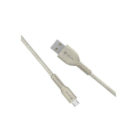 Cable Devia Micro Usb Environment-Friendly Plant Straw Cable Set ( 30 Pcs ) Color Blanco - MUNDO ACCESORIOS (B2C)