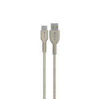 Cable Devia Micro Usb Environment-Friendly Plant Straw Cable Set ( 30 Pcs ) Color Blanco - MUNDO ACCESORIOS (B2C)