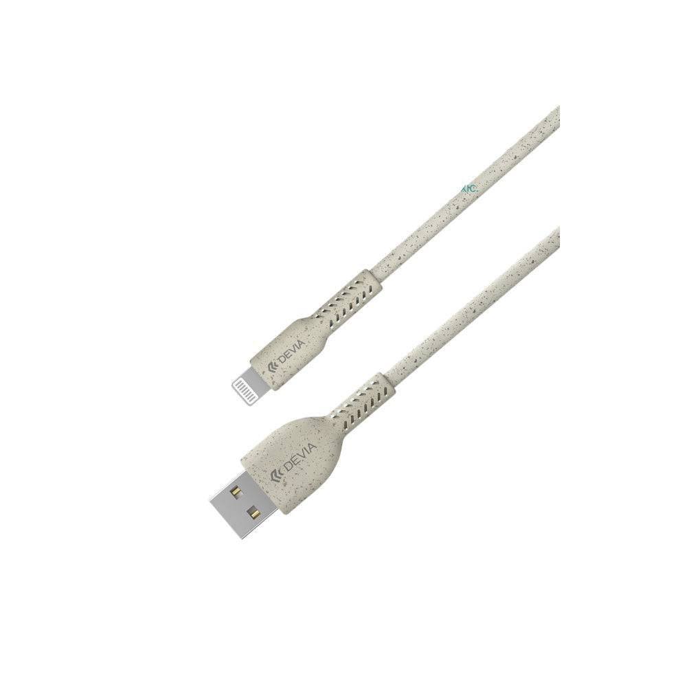 Cable Devia Micro Usb Environment-Friendly Plant Straw Cable Set ( 30 Pcs ) Color Blanco - MUNDO ACCESORIOS (B2C)