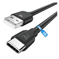 Cable 1hora tipo c 3a usb 1 metro cab262 color negro - MUNDO ACCESORIOS (B2C)