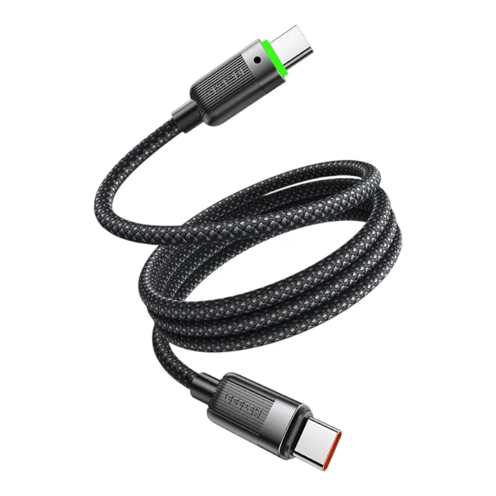 Cable mcdodo tipo c ca-2000 self-winding charging cable tipo c a tipo c 1.2 metros color negro  Shop name