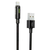 Mcdodo USB CA-4600 cable 1.2 meters with auto disconnect function USB to Lightning black color