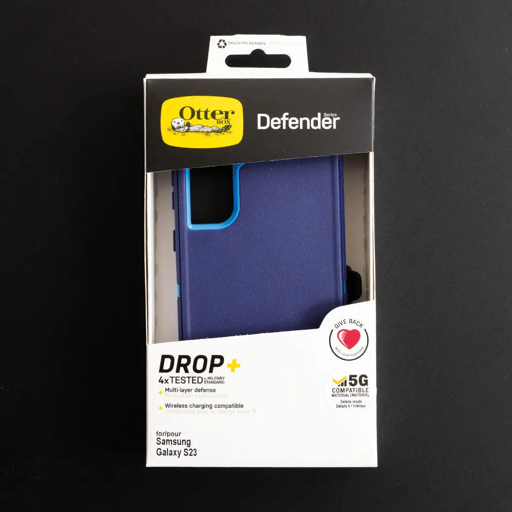 estuche proteccion otterbox defender samsung s23 color azul  Shop name