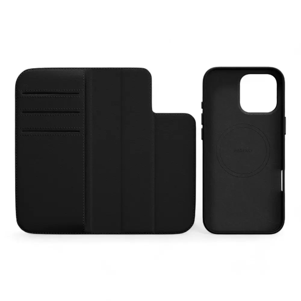 Estuche switcheasy folio iphone 16 pro card folio m leather flip phone case with stand  color negro  Shop name