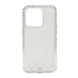 Estuche transparente brillante para iPhone 14 Pro con diseño de protección.