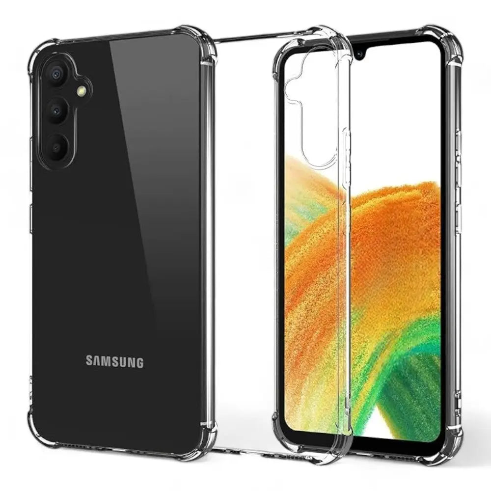 Estuche proteccion el rey hard case samsung a34 color transparente