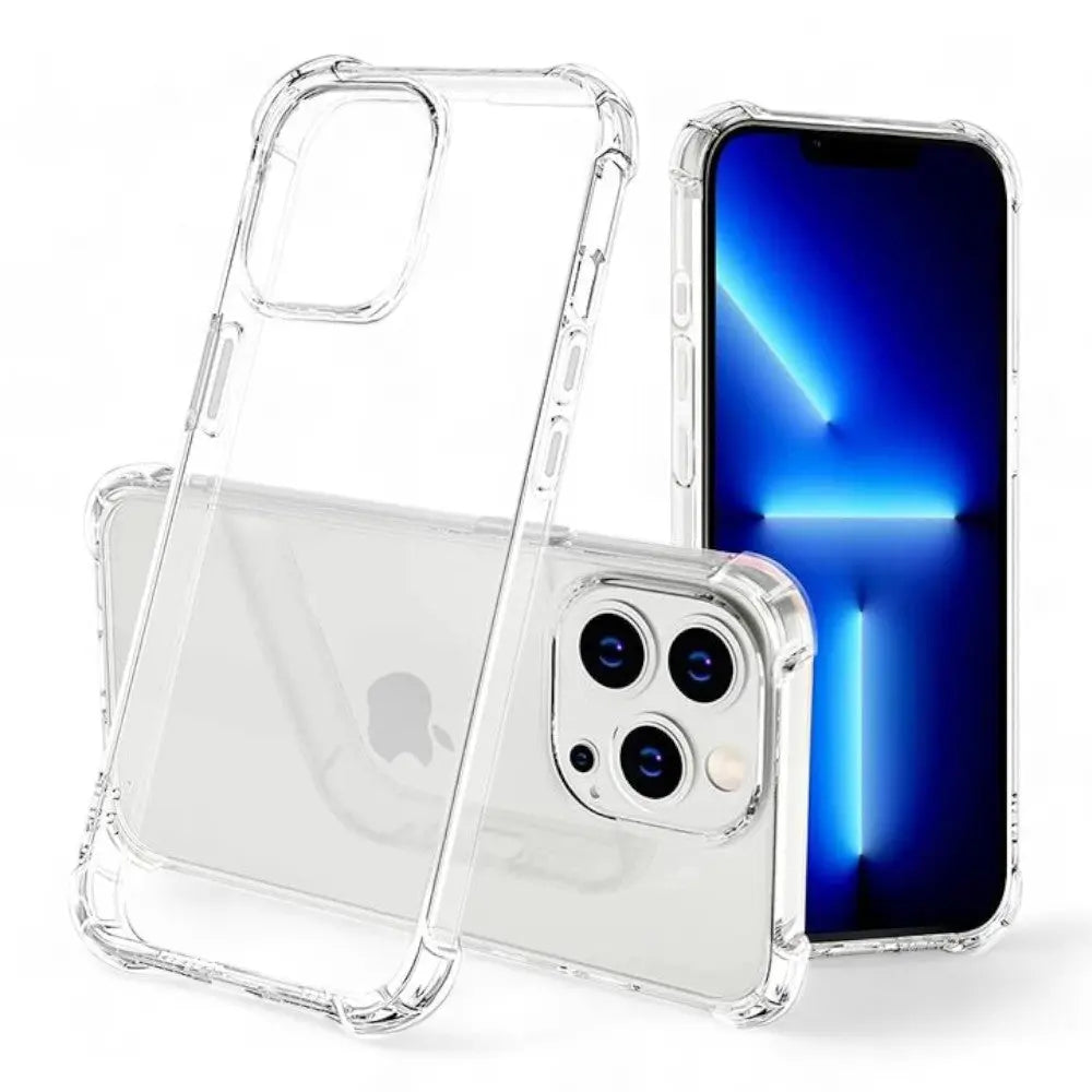 Estuche transparente el rey hard case apple iphone 15 pro color transparente  Shop name