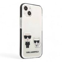 Estuche karl lagerfeld hard case iphone 13  - hc tpe k&choupette bodies white  color transparente - MUNDO ACCESORIOS (B2C)