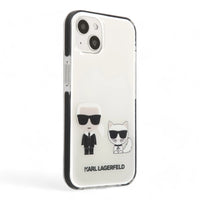 Thumbnail for Estuche karl lagerfeld hard case iphone 13  - hc tpe k&choupette bodies white  color transparente