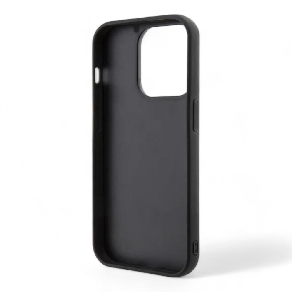 Estuche karl lagerfeld hard case iphone 15 pro max - rubber black hard case 3d ikonik nft color negro